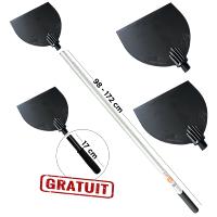 4 Spatules + manche ext. + mini manche