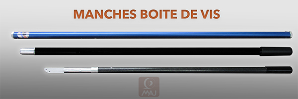 Manches divers pour boite de vis