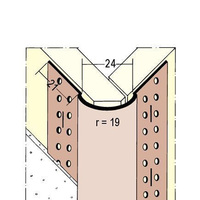 Angle extérieur arrondie