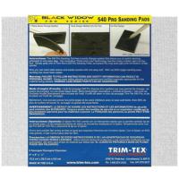 Pads grain extra fin ponceuse black Widow 