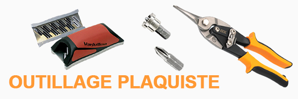 Outil de plaquiste : Composition plaquiste 8 outils