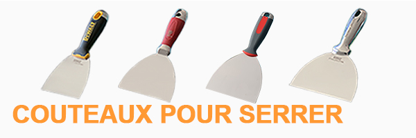 Couteaux pour serrer 